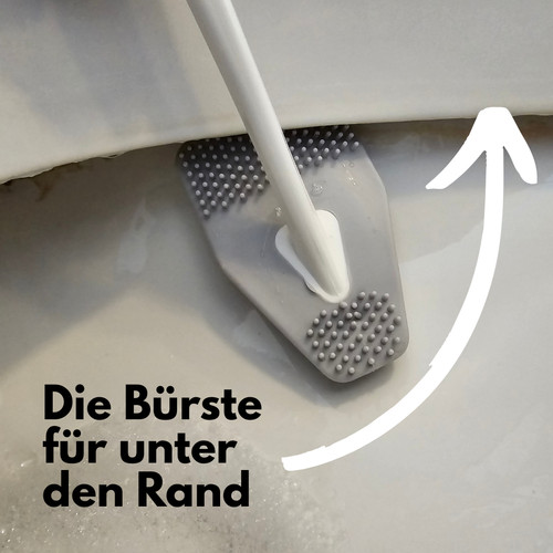 Bideo rand bürste - rand-wc-bürste, weiß