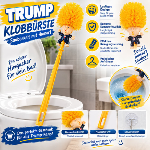 Trump klobürste - trump, klobürste,klobürste