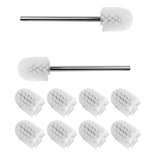 Edelstahl toilettenbürste 10x - edelstahl,