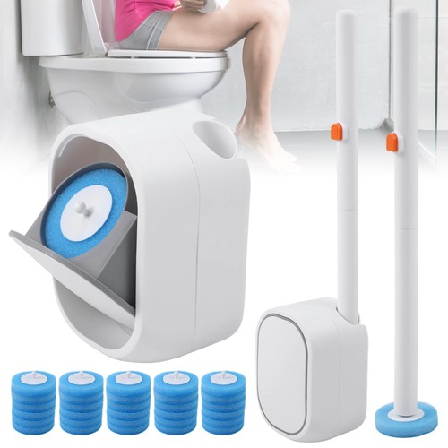 Einweg toilettenbürste set - einweg,