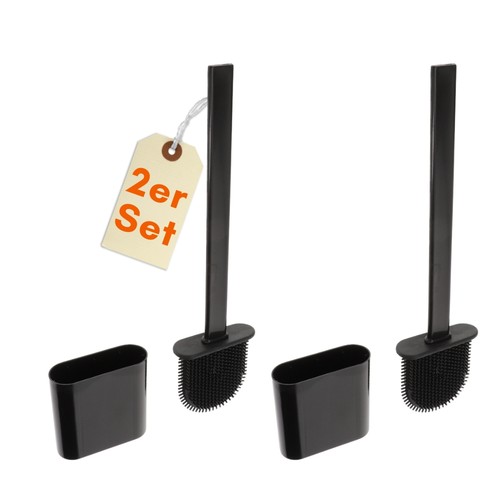 2er set klobürste - 2er, silikon